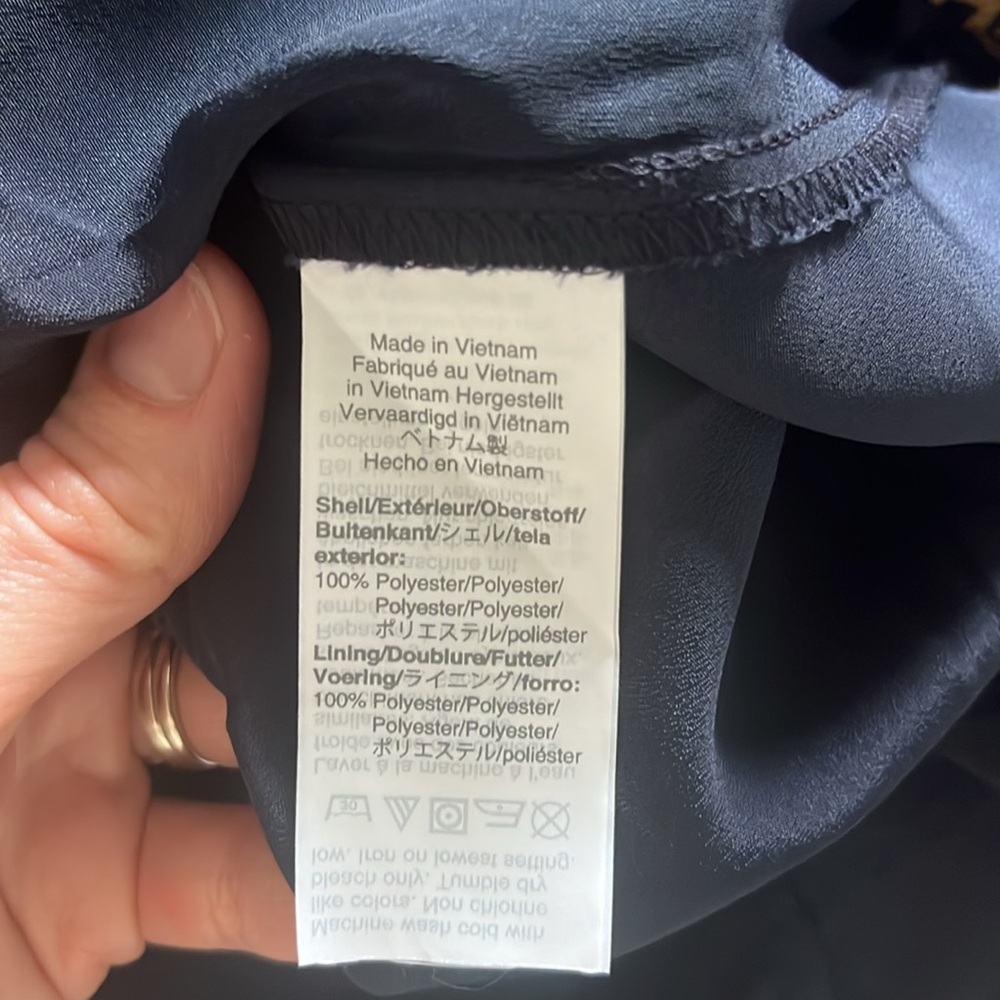 J. Crew Factory Sleeveless Smocked Neck Midi Dress size 2 - Picture 8 of 9